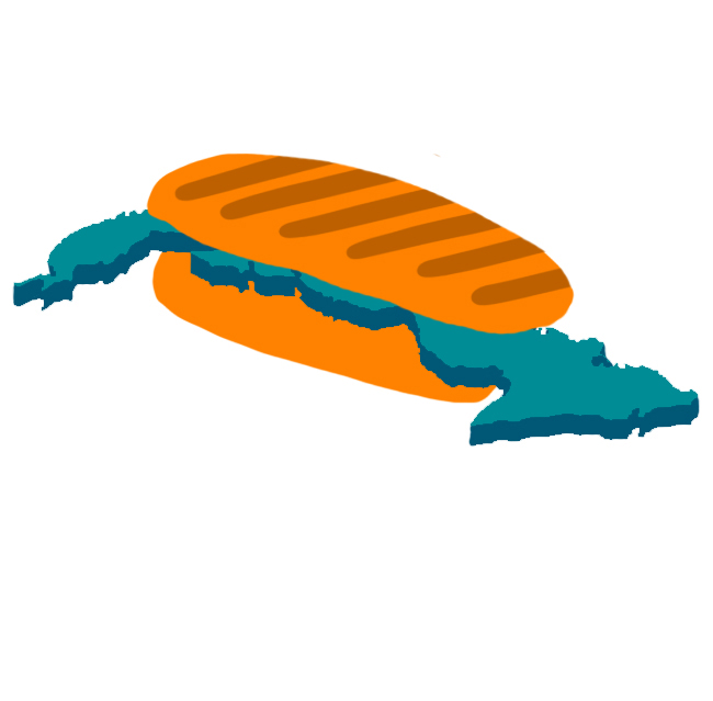 Miami Dolphins Tuban Sandwich Logo iron on transfers